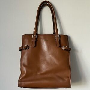 Kate Spade Brown Leather Tote Bag